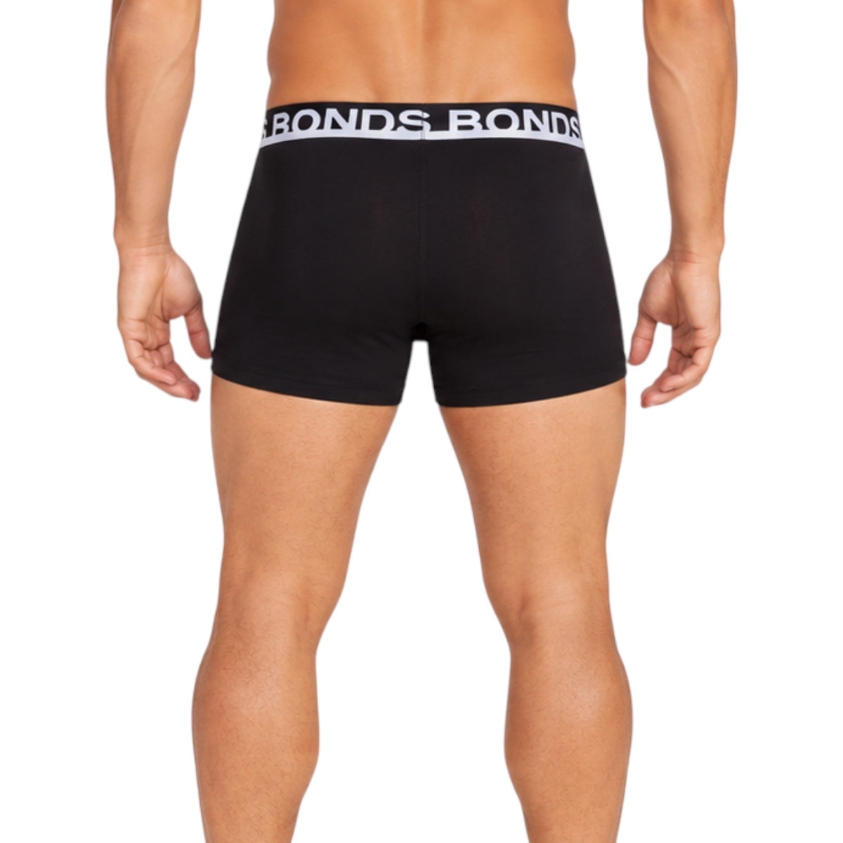 5 Pack Mens Bonds Everyday Trunks Underwear Black Stripe/Grey/Black