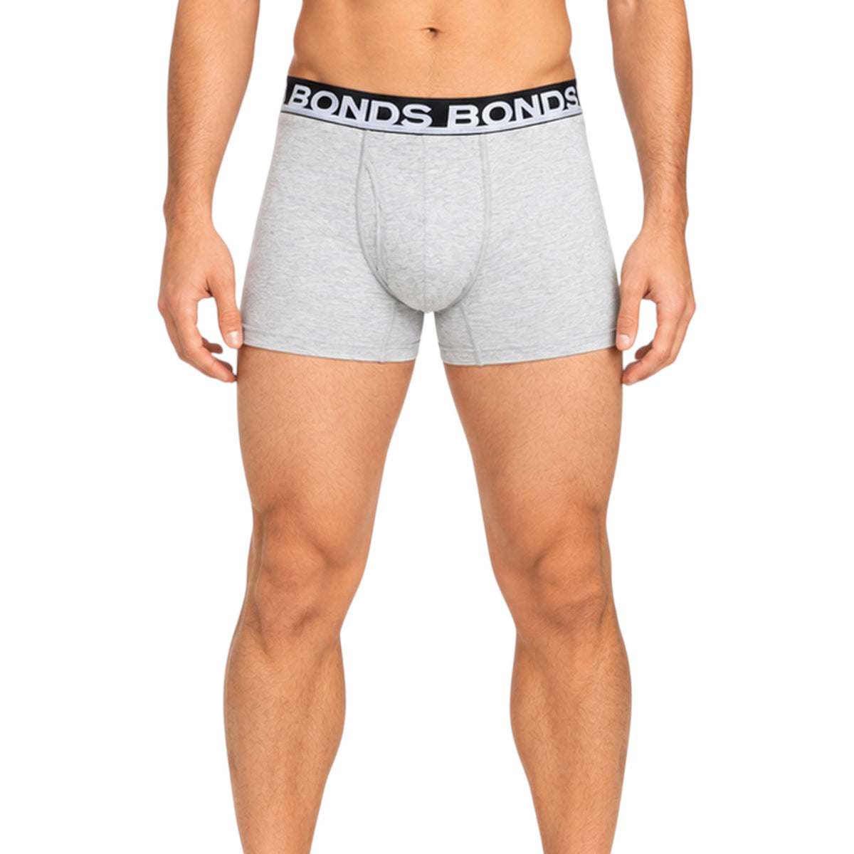 5 Pack Mens Bonds Everyday Trunks Underwear Black Stripe/Grey/Black
