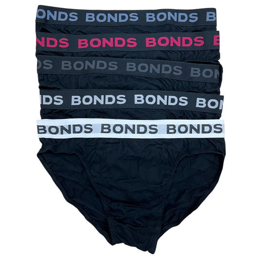 5 Pack Mens Bonds Hipster Briefs Underwear Multi