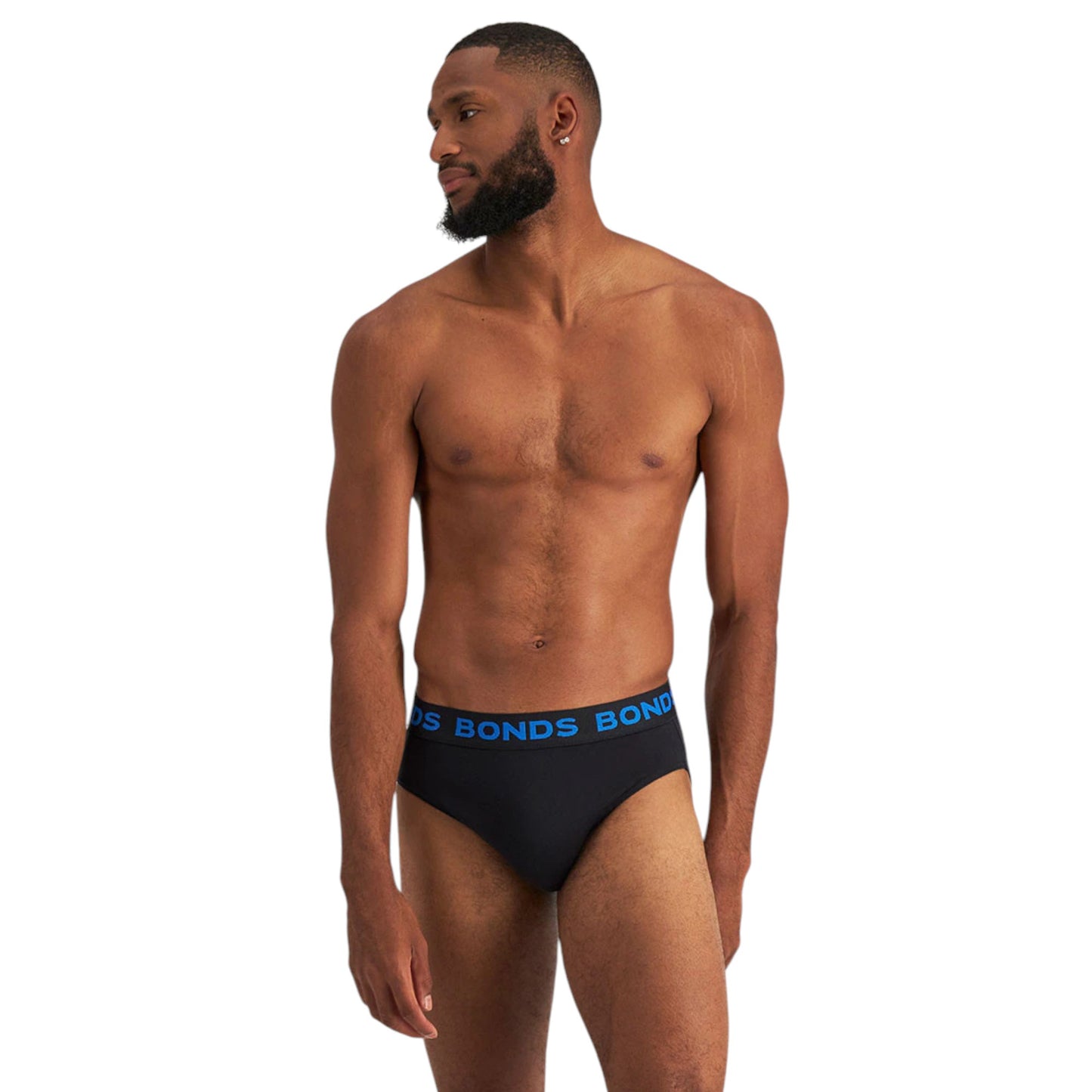 5 Pack Mens Bonds Hipster Briefs Underwear Black