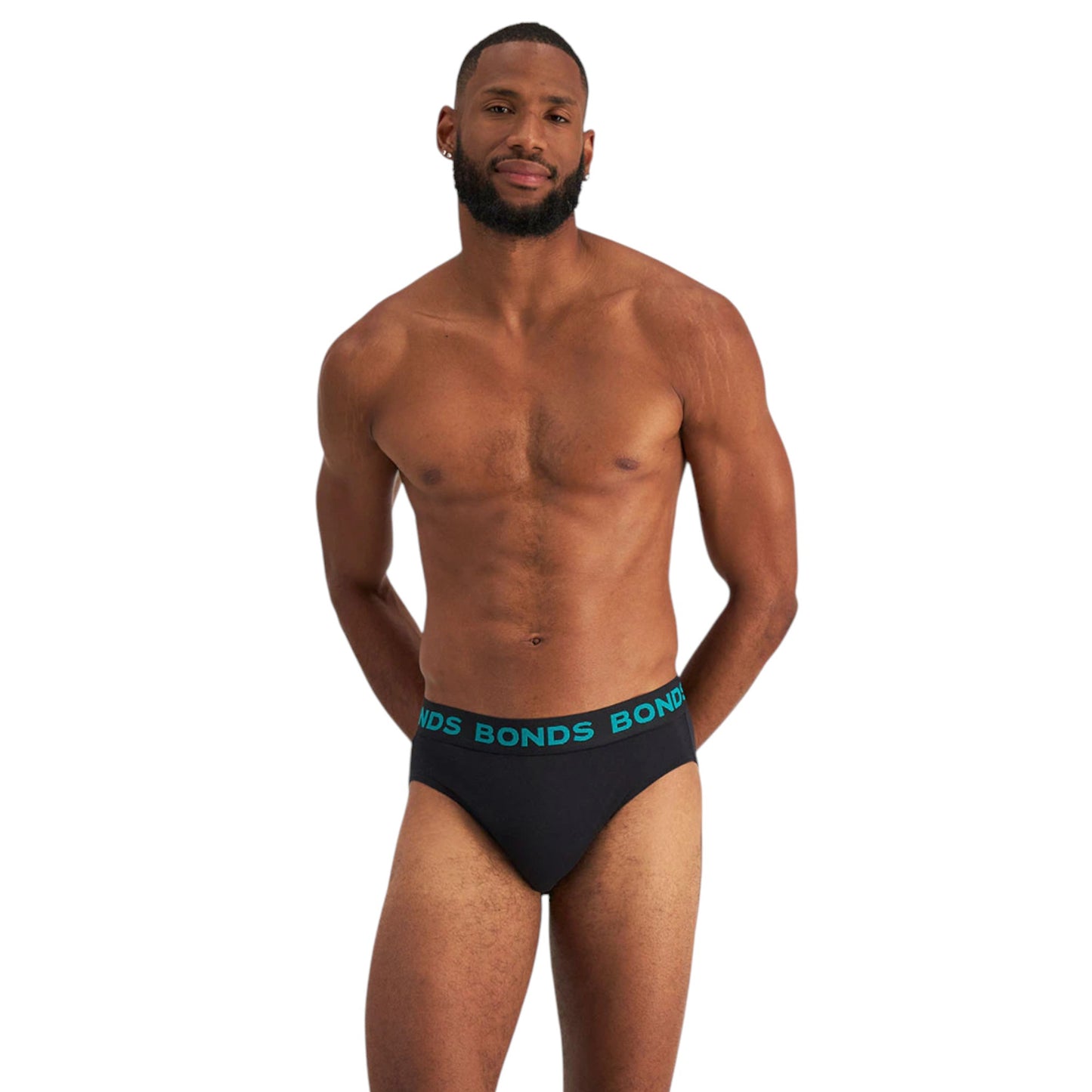 5 Pack Mens Bonds Hipster Briefs Underwear Black