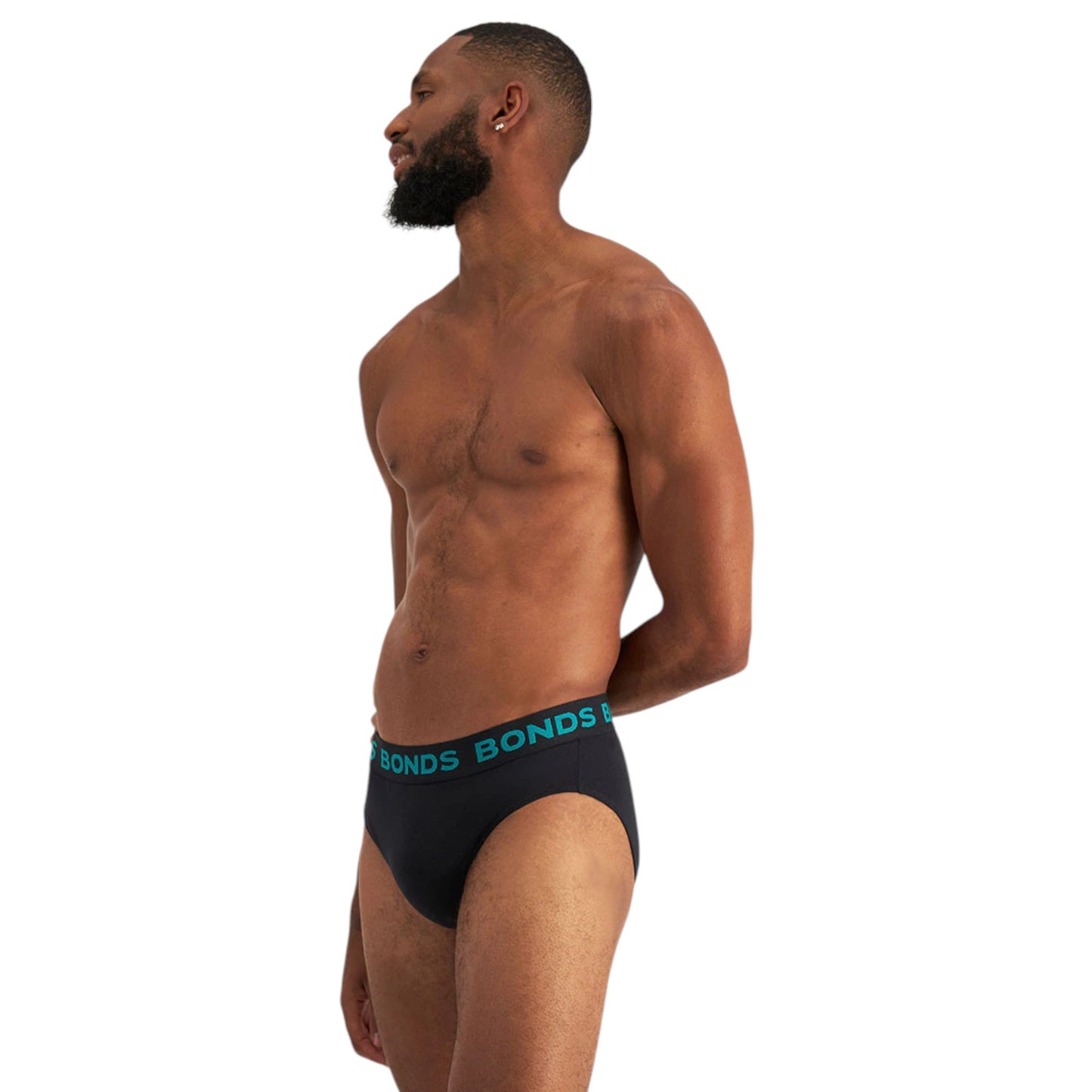 5 Pack Mens Bonds Hipster Briefs Underwear Black