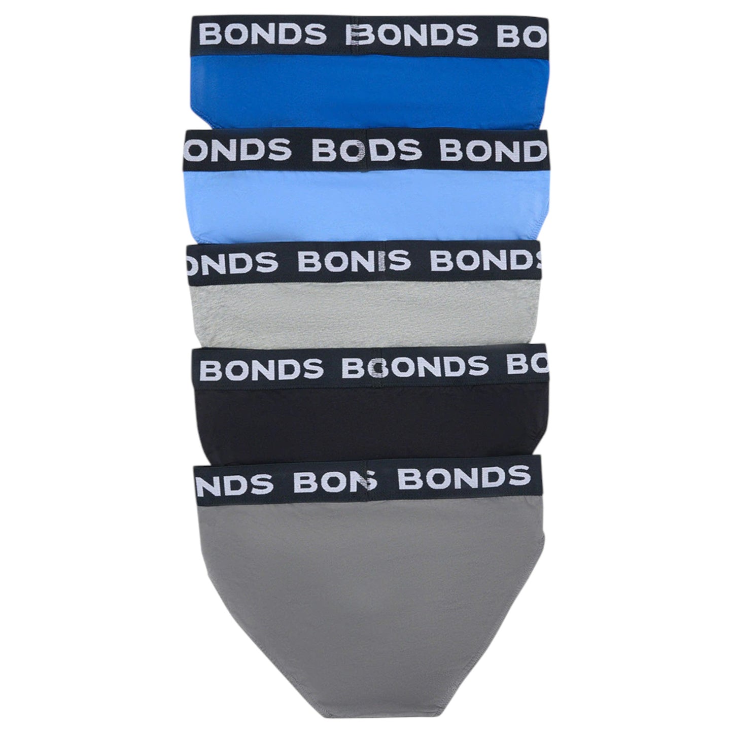 5 Pack Mens Bonds Hipster Briefs Underwear Multi