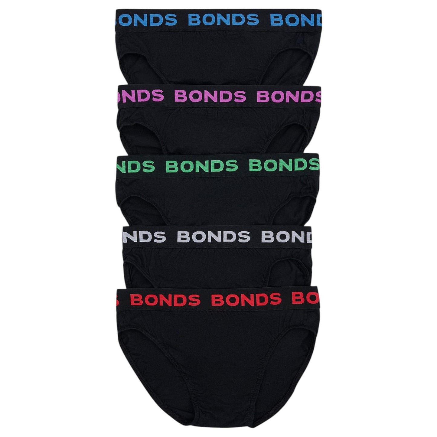 10 Pack Mens Bonds Hipster Briefs Underwear Black
