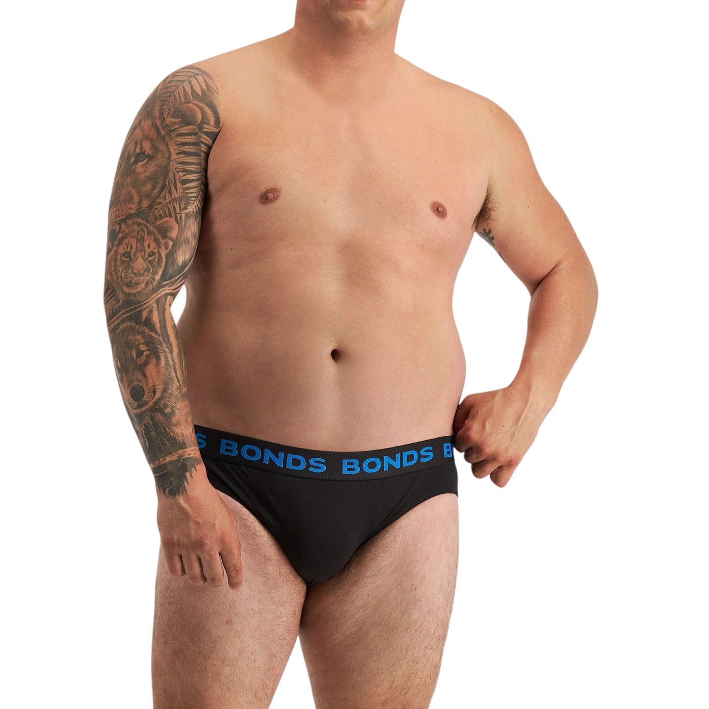 10 Pack Mens Bonds Hipster Briefs Underwear Black
