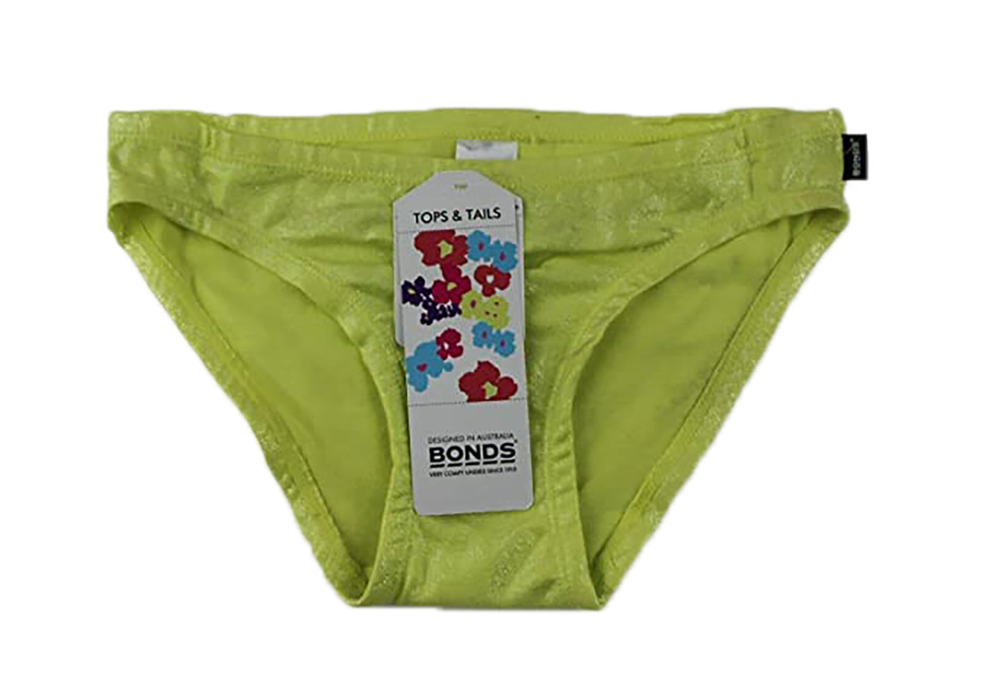 Kids Girls Bonds Everyday Briefs Underwear Yellow