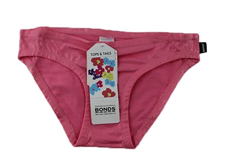 Bonds Girls Underwear Briefs Shorties Pink Everyday Kids Undies