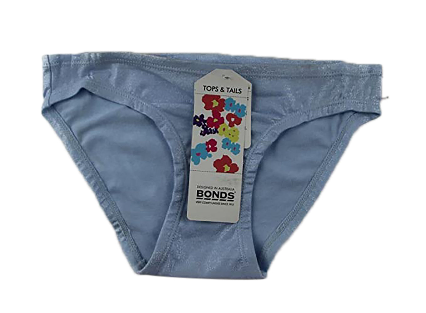 Kids Girls Bonds Everyday Briefs Underwear Blue