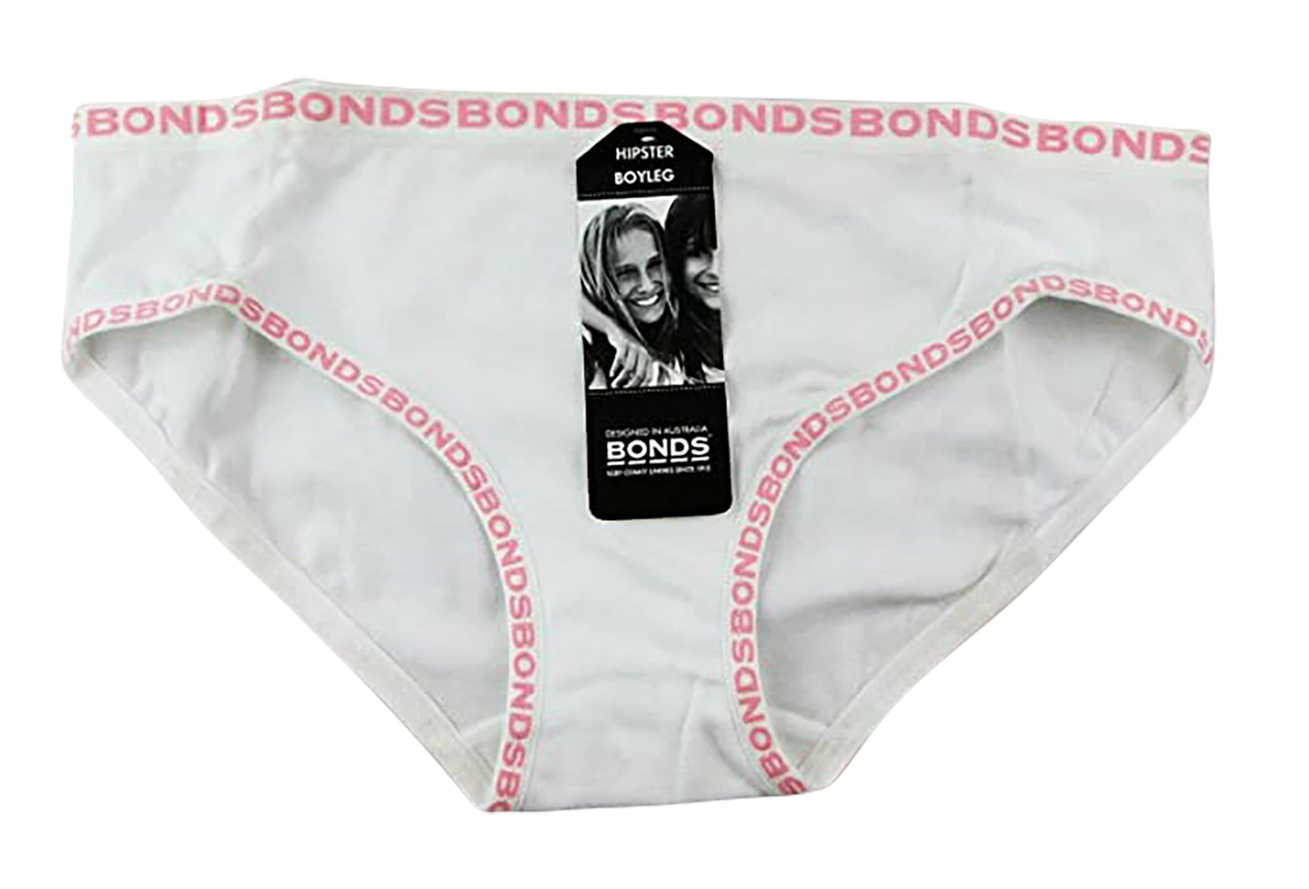 Kids Girls Bonds Everyday Briefs Underwear White