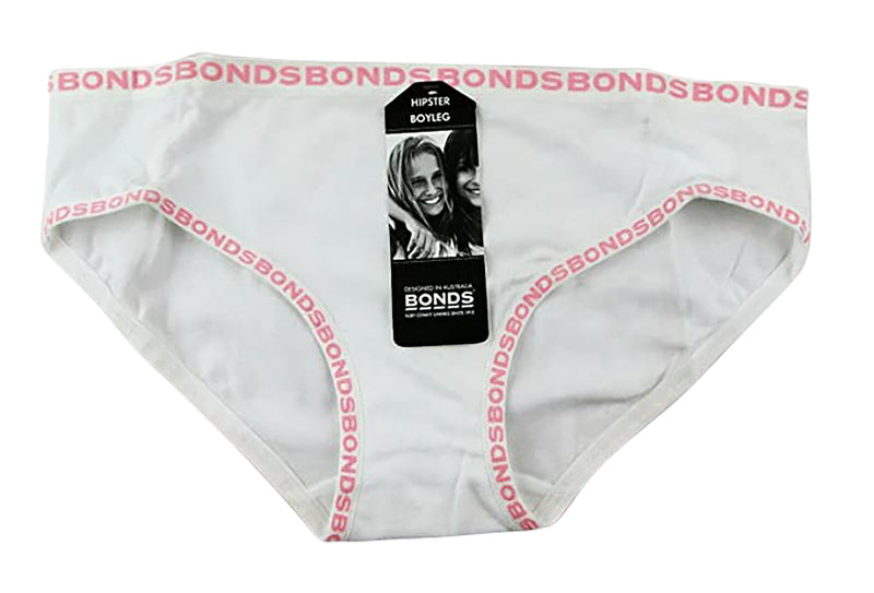 Bonds Girls Underwear Briefs Shorties White Everyday Kids Undies