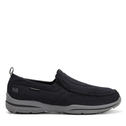 Mens Skechers Harper - Walton Shoes Black