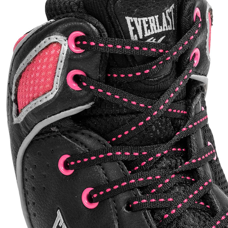 Everlast Strike Womens Boxing Shoes Training Fight Black Pink