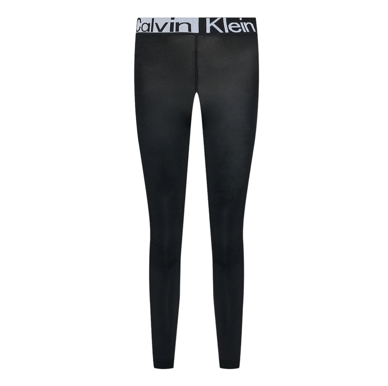 Womens Calvin Klein Black Slim Fit Pull On High Rise Leggings