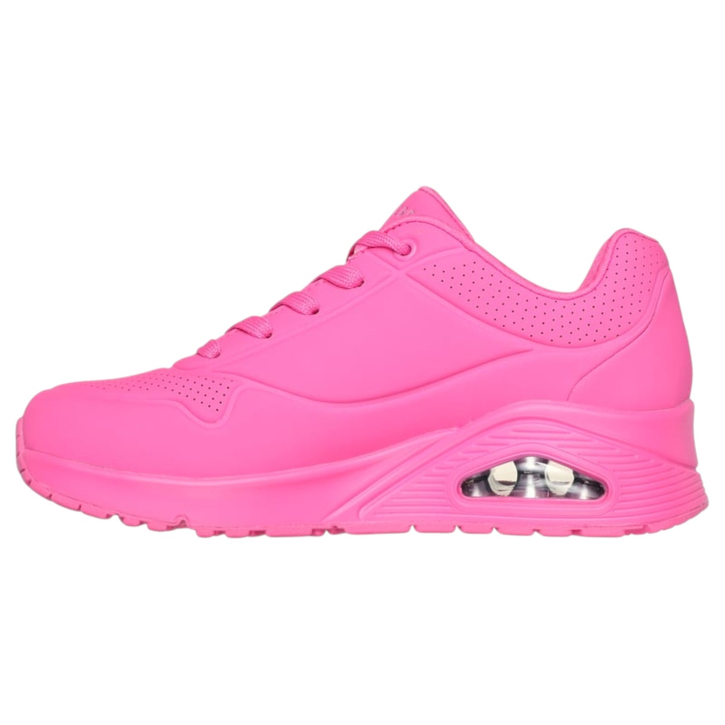 Womens Skechers Uno - Stand on Air Shoes Hot Pink