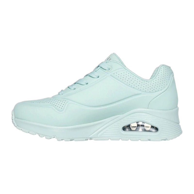 Womens Skechers Uno - Stand On Air Shoes Light Aqua