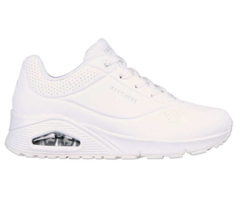 Womens Skechers Uno - Stand On Air Shoes White