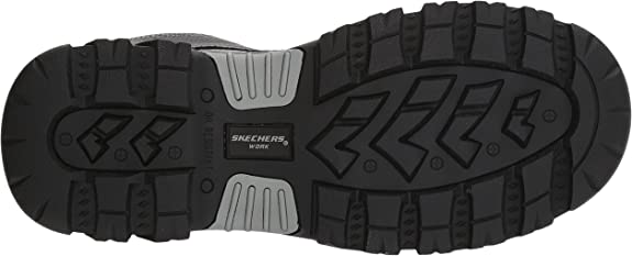 Mens Skechers Burgin - Sosder Wide Black Work Safety Composite Toe Boots