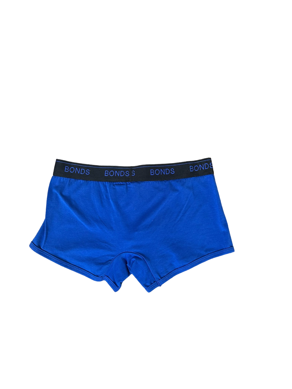 Mens Bonds U Front Trunks Underwear Blue with Black