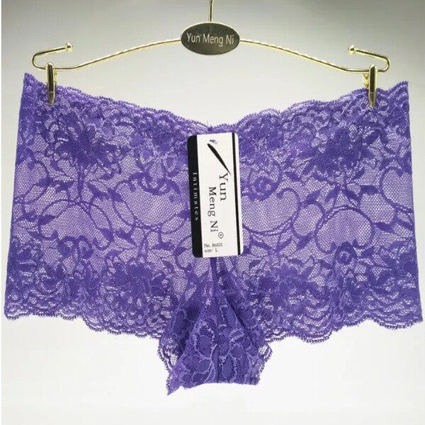 12 X Womens Sheer Nylon / Cotton Briefs - Assorted Underwear Undies 86831