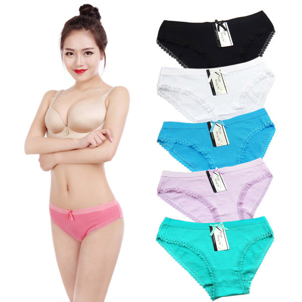 30 X Womens Sheer Spandex / Cotton Briefs - Assorted Underwear Undies 86998