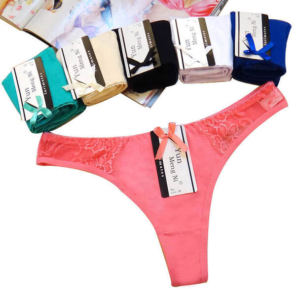 12 X Womens Sheer Spandex / Cotton Briefs - Assorted Underwear Undies 87281