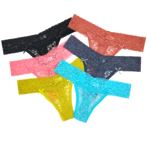 18 X Womens Sheer Nylon / Cotton Briefs - Assorted Underwear Undies 87402