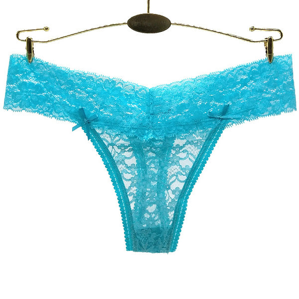 12 X Womens Sheer Nylon / Cotton Briefs - Assorted Underwear Undies 87402
