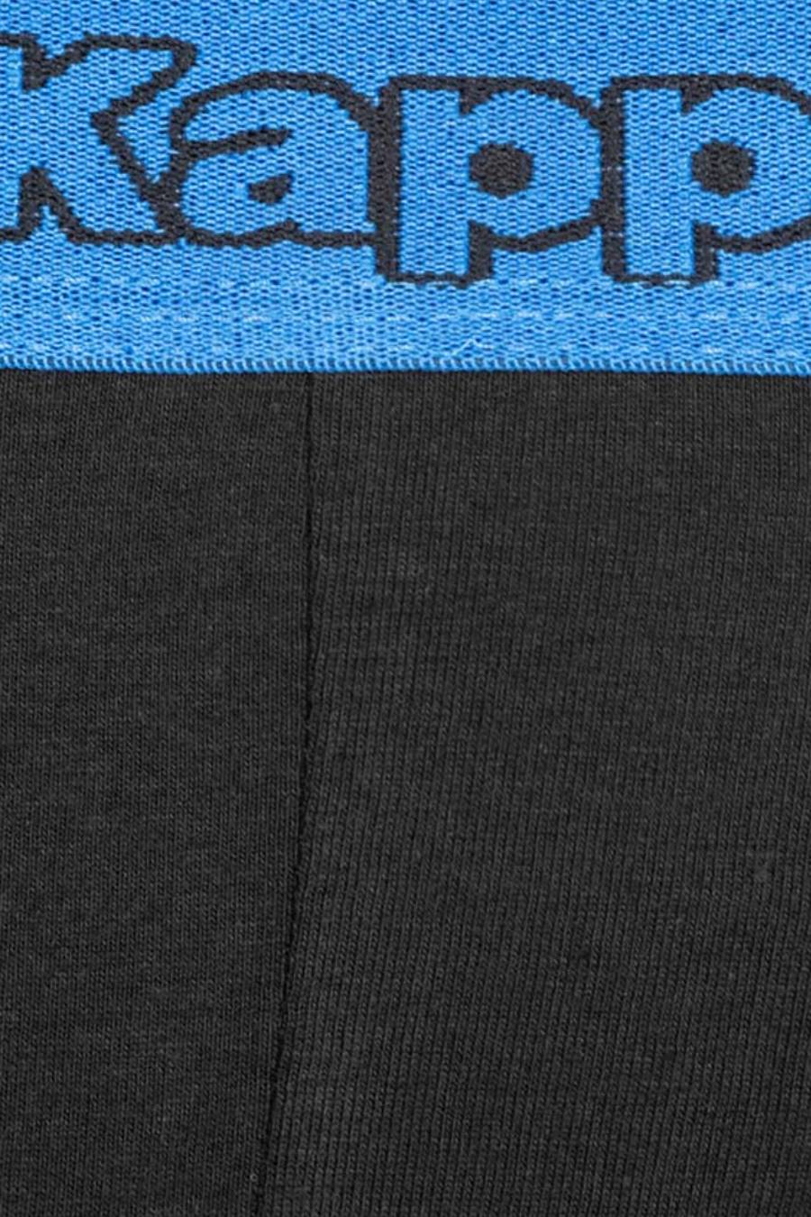 6 Pack Mens Kappa Boxers Trunks Underwear Black/Blue Sea
