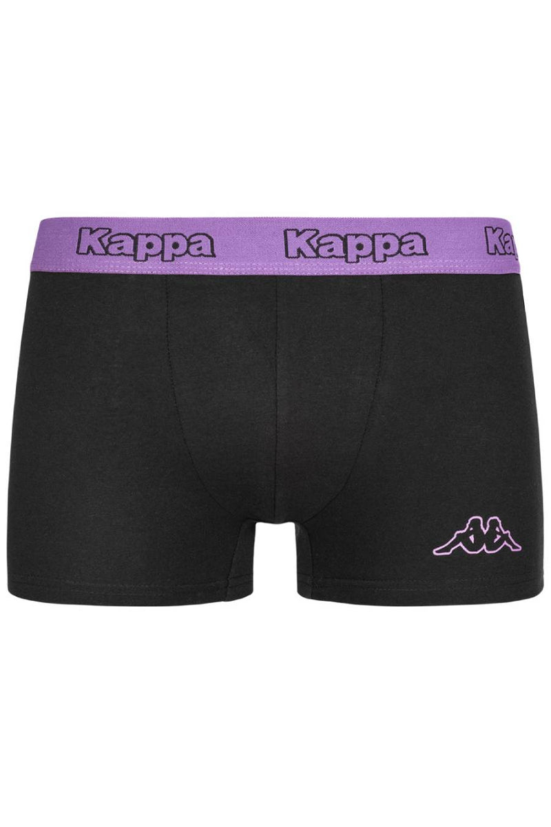 2 x Kappa Trunks Mens Black Boxers Underwear Trunk Boxer Shorts S M L Xl Xxl