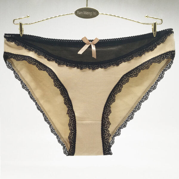 12 X Womens Sheer Spandex / Cotton Briefs - Assorted Underwear Undies 89227