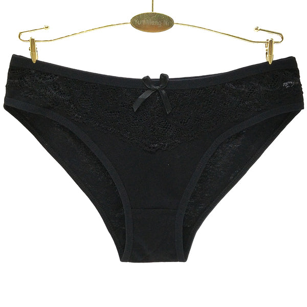 12 X Womens Sheer Spandex / Cotton Briefs - Assorted Underwear Undies 89351