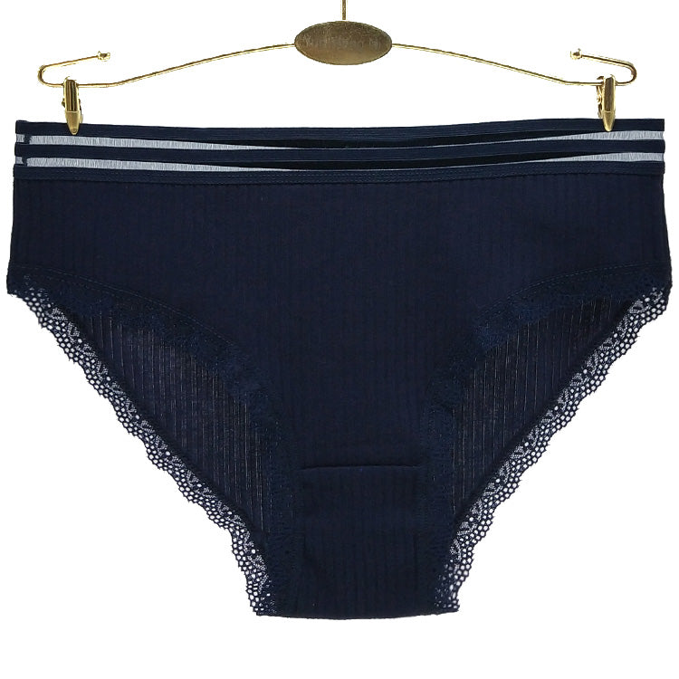 12 X Womens Mid-Rise Bikini Briefs Undies Cotton Assorted Underwear Jocks
