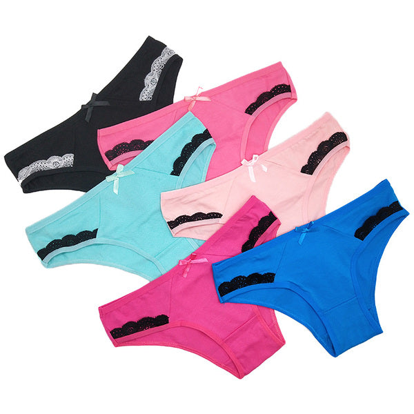 18 X Womens Sheer Spandex / Cotton Briefs - Assorted Underwear Undies 89460