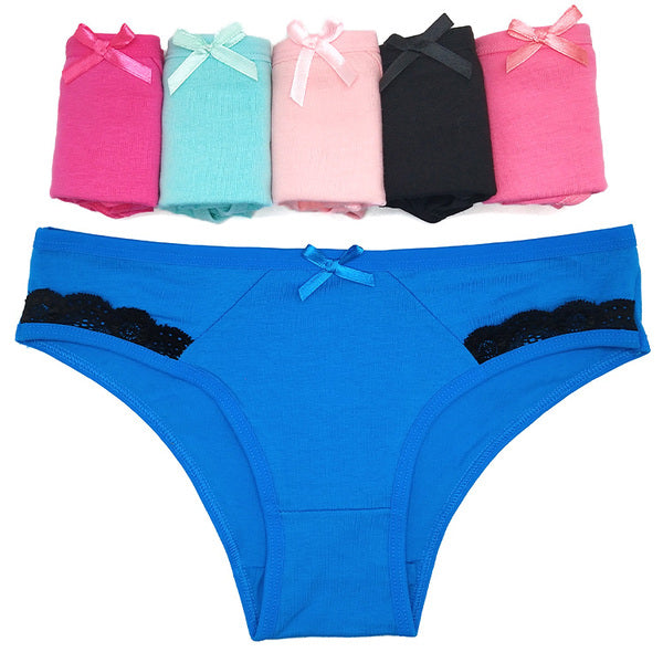 18 X Womens Sheer Spandex / Cotton Briefs - Assorted Underwear Undies 89460