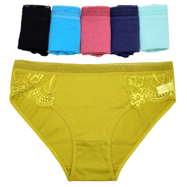30 X Womens Sheer Spandex / Cotton Briefs - Colours Underwear Undies 89465