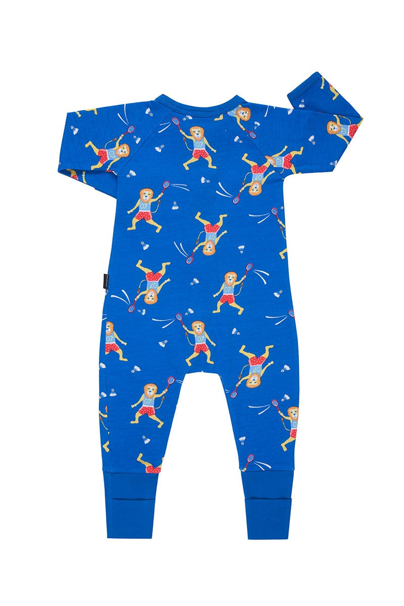 Unisex Kids Bonds Baby Zip Coverall Wondersuit Badminton Lion