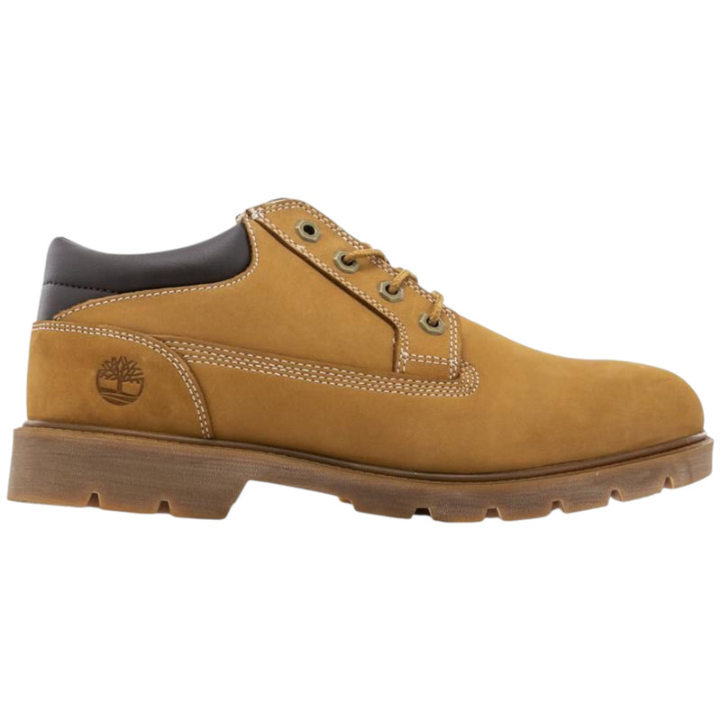 Mens Timberland Basic Oxford Low Boots Wheat Nubuck Shoes