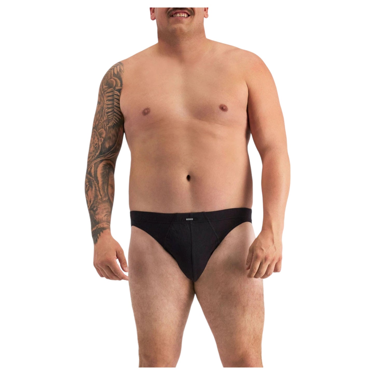 5 Pack Mens Bonds Action Briefs Underwear Black