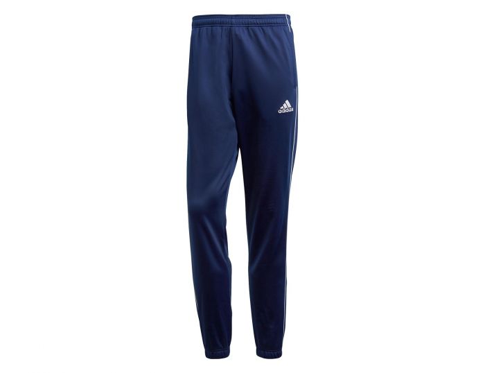 Mens Adidas Core 18 Pes Trackie Pant Training Bottoms Dark Blue/White