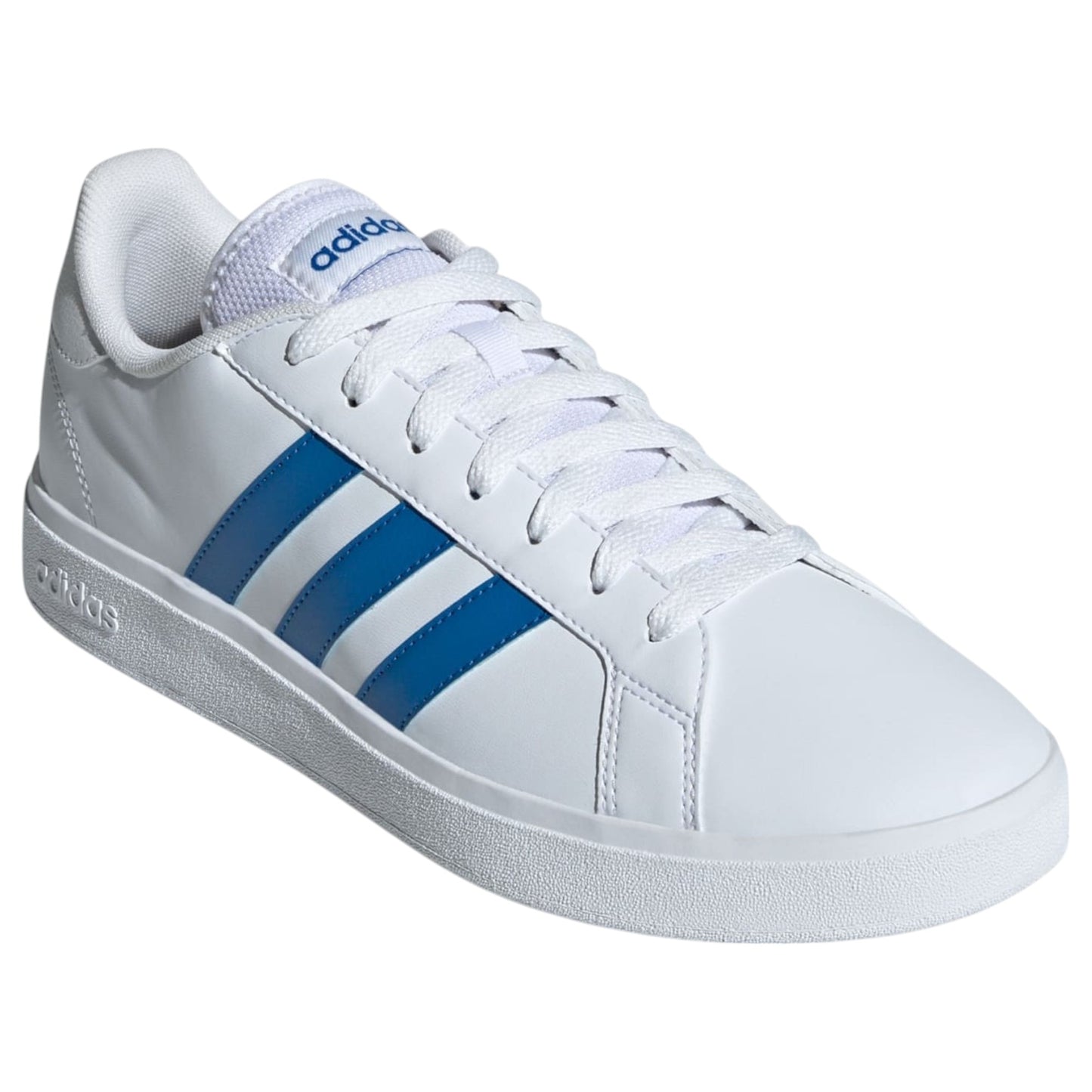 Mens Adidas Grand Court Base 2 Shoes White/Blue