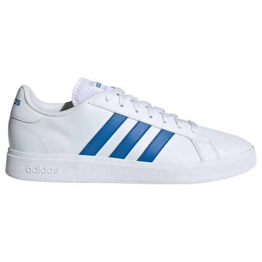 Mens Adidas Grand Court Base 2 Shoes White/Blue