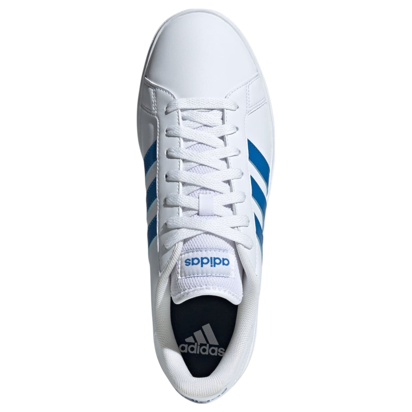 Mens Adidas Grand Court Base 2 Shoes White/Blue