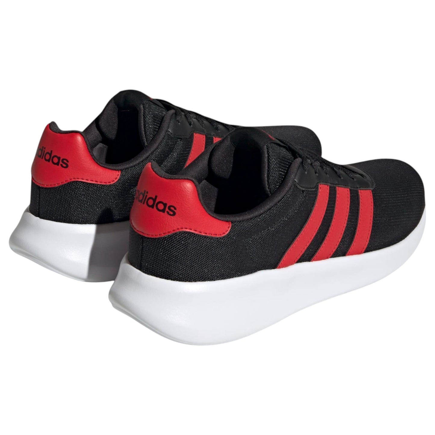 Mens Adidas Lite Racer 3.0 Shoes Black/Red