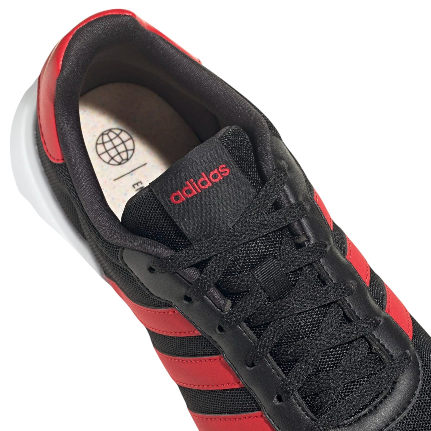 Mens Adidas Lite Racer 3.0 Shoes Black/Red