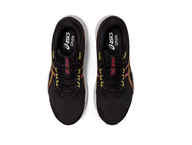 Mens Asics Gel-Contend 8 Black/Olive Oil Athletic Running Shoes