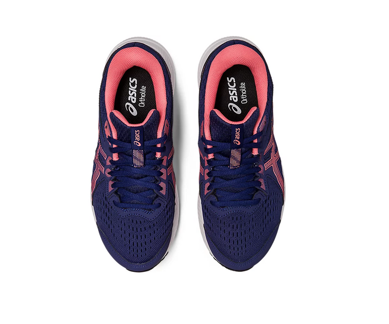 Womens Asics Gel-Contend 8 Indigo Blue/ Papaya Athletic Running Shoes