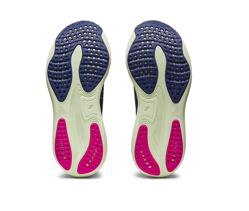Womens Asics Gel-Nimbus 25 Indigo Blue/ Pure Silver Athletic Running Shoes