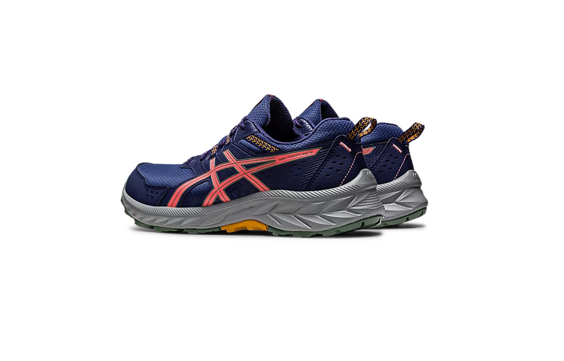 Womens Asics Gel-Venture 9 Indigo Blue/Papaya Athletic Running Shoes