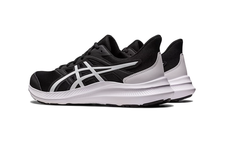 Mens Asics Jolt 4 Black/White Athletic Running Shoes