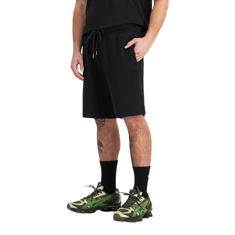 Mens Champion Legacy Tech Black Shorts